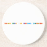 Figen Hocanın kimya defteri  Coasters (Sandstone)