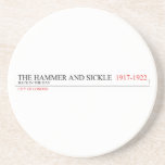 The Hammer And Sickle   Coasters (Sandstone)