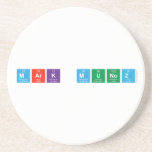 Mark Munoz  Coasters (Sandstone)
