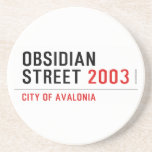 Obsidian Street  Coasters (Sandstone)