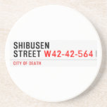 shibusen street  Coasters (Sandstone)