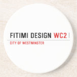 FitiMi Design  Coasters (Sandstone)
