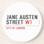 Jane Austen Street  Coasters (Sandstone)