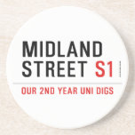 Midland Street  Coasters (Sandstone)
