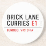 brick lane  curries  Coasters (Sandstone)