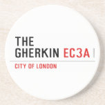 THE  GHERKIN  Coasters (Sandstone)