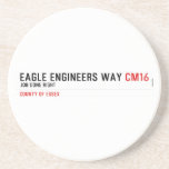 Eagle Engineers way  Coasters (Sandstone)