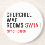 Churchill war rooms  Coasters (Sandstone)