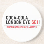 COCA-COLA LONDON EYE  Coasters (Sandstone)