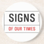 signs  Coasters (Sandstone)