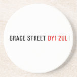 Grace street  Coasters (Sandstone)