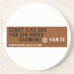 Geniet elke dag van een ander         dagmenu  Coasters (Sandstone)