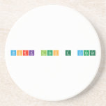work less e cresce  Coasters (Sandstone)