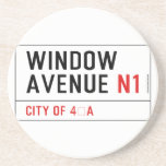 Window Avenue  Coasters (Sandstone)