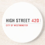 High Street  Coasters (Sandstone)