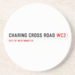 Charing Cross ROAD  Coasters (Sandstone)