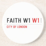 Faith w1  Coasters (Sandstone)