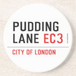 PUDDING LANE  Coasters (Sandstone)