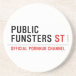 public funsters  Coasters (Sandstone)