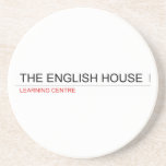 The English HOUSE  Coasters (Sandstone)