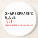 Shakespeare's globe   Coasters (Sandstone)