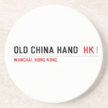 OLD CHINA HAND   Coasters (Sandstone)