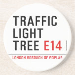 traffic light tree  Coasters (Sandstone)