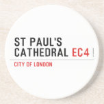 ST PAUL'S CATHEDRAL  Coasters (Sandstone)