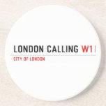 LONDON CALLIng  Coasters (Sandstone)