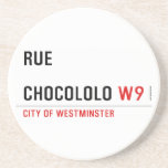 Rue  chocololo  Coasters (Sandstone)