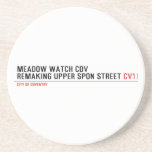 MEADOW WATCH COV remaking Upper Spon Street  Coasters (Sandstone)