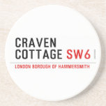 craven cottage  Coasters (Sandstone)
