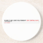 Njabulo and lebo's relationship  Coasters (Sandstone)