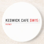 Keswick Cafe  Coasters (Sandstone)