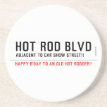 Hot Rod Blvd  Coasters (Sandstone)