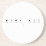Brown Hall 
   Coasters (Sandstone)