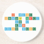 i want
 chocolate party
 and a
 great
 dance night  Coasters (Sandstone)