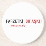 FARZETKİ   Coasters (Sandstone)