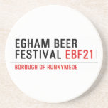 EGHAM BEER FESTIVAL  Coasters (Sandstone)