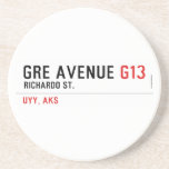GRE AVENUE  Coasters (Sandstone)