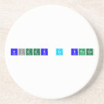 Higgs in space  Coasters (Sandstone)