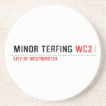 Minor Terfing  Coasters (Sandstone)