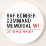 raf bomber command memorial  Coasters (Sandstone)