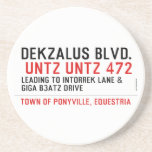 DekZalus Blvd.   Coasters (Sandstone)