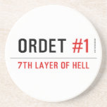 ORDET  Coasters (Sandstone)