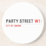 Party street  Coasters (Sandstone)