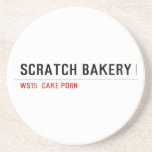 SCRATCH BAKERY  Coasters (Sandstone)