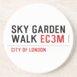 sky garden walk  Coasters (Sandstone)