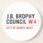 J.B. BROPHY COUNCIL  Coasters (Sandstone)