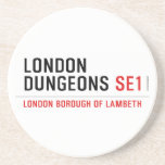 london dungeons  Coasters (Sandstone)